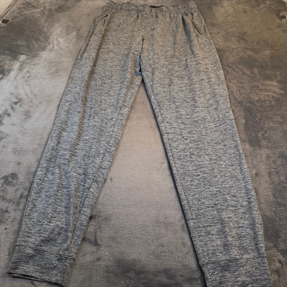 Glacier Performance Jogger Pants Mens Medium Gray Space Dye Zipper Pockets